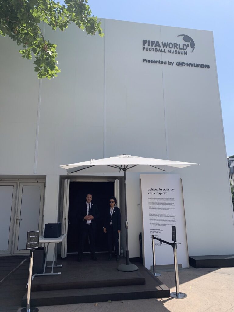 Sécurité événementielle Paris - Agents Union Access Security au FIFA World Football Museum